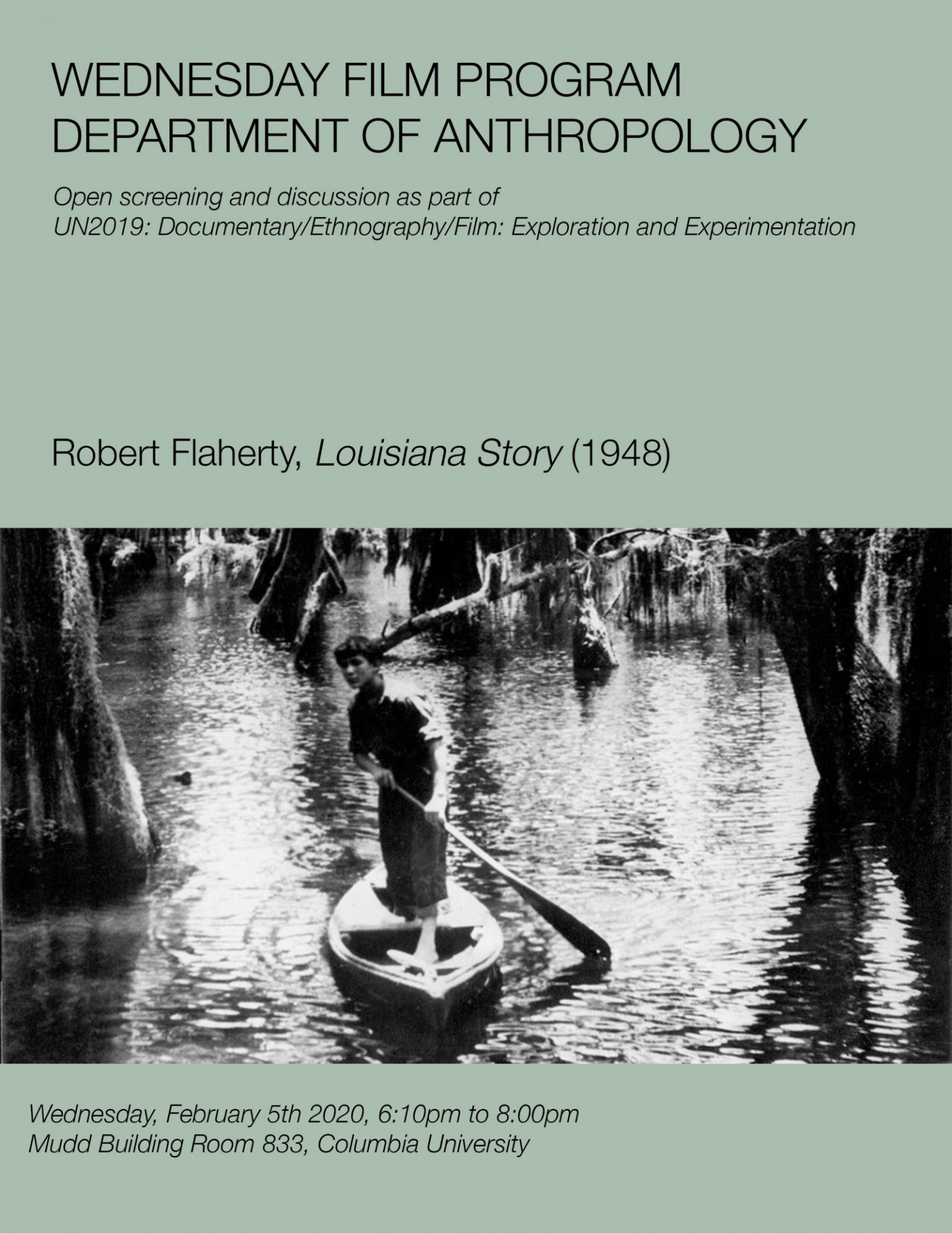 Robert Flaherty, Louisiana Story (1948)