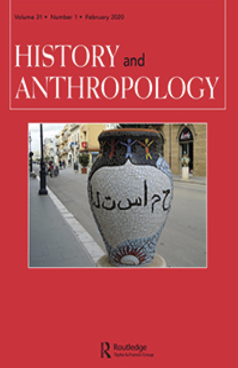 Journal Cover; History and Anthropology