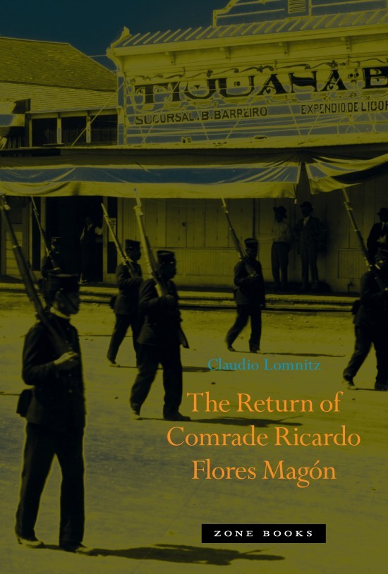 Book cover depicting a procession of soldiers in Tijuana.