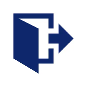 Exit door, with arrow out
