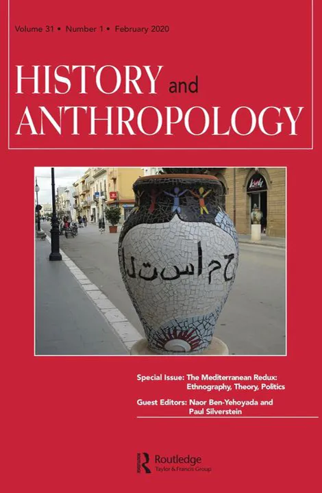 Journal Cover: History and Anthropology