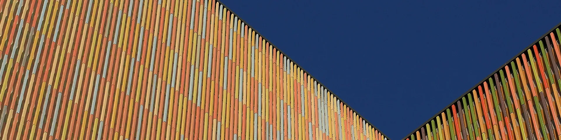 Colorful museum facade