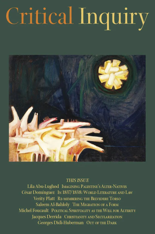 Journal Cover: Critical Inquiry