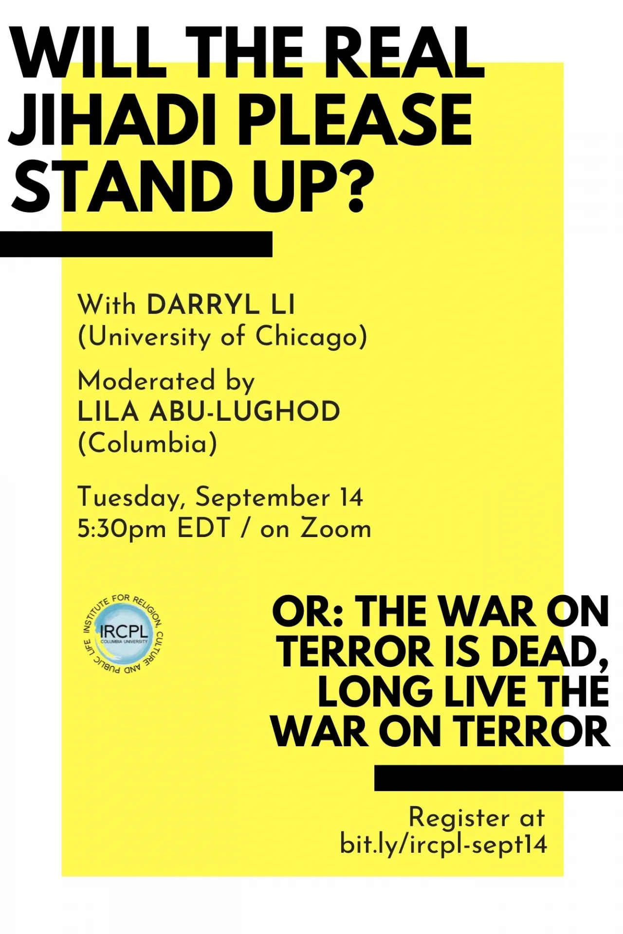 event poster