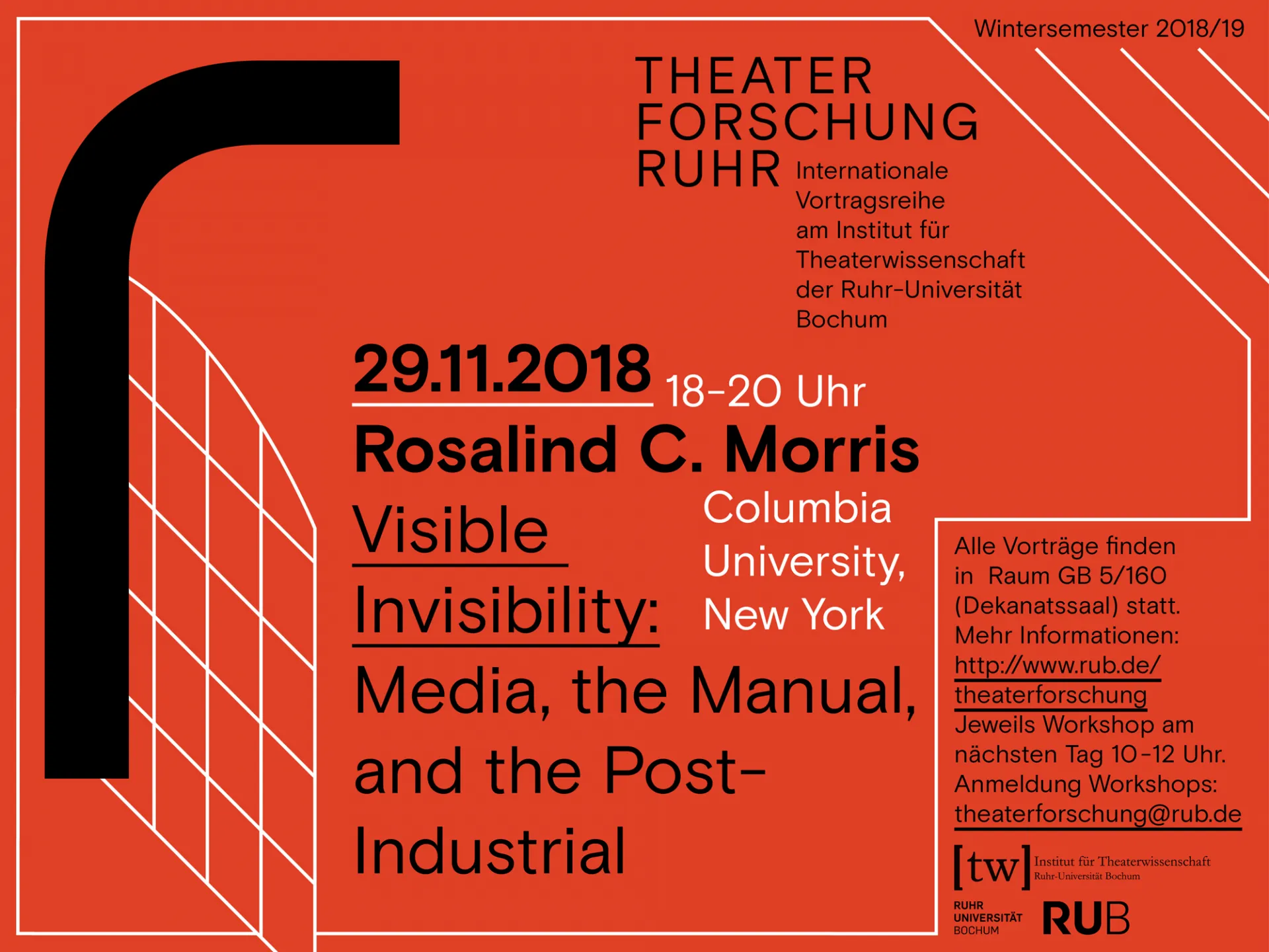 Poster for the event with summary text.