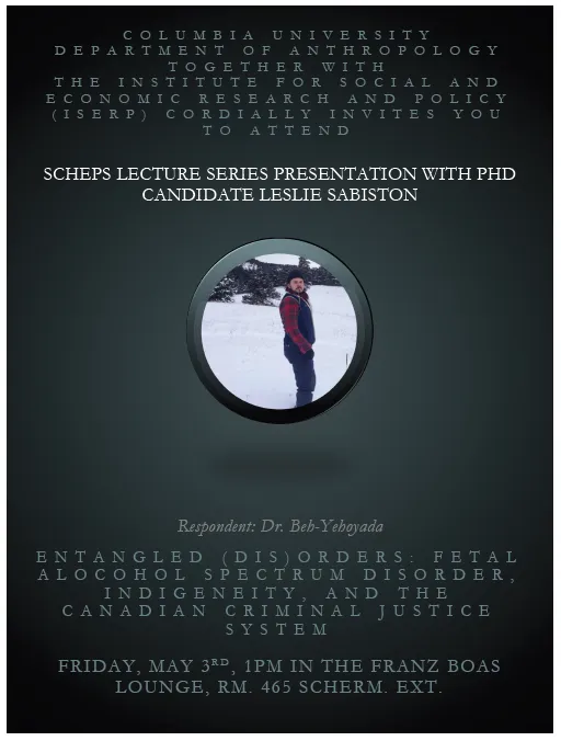 Sabiston event poster