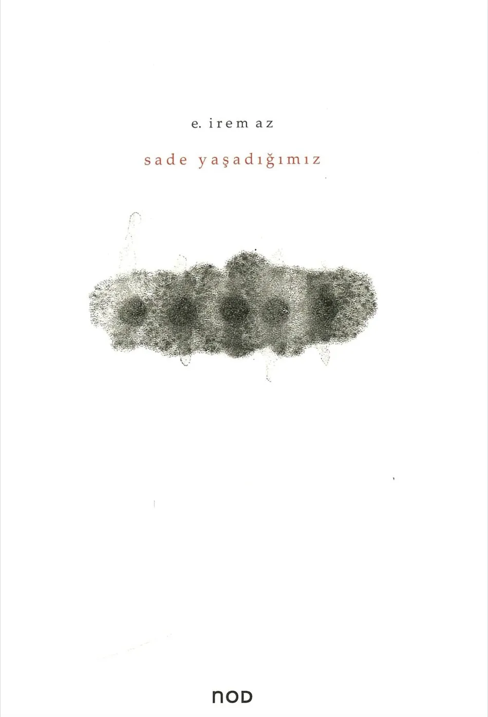 Cover image, Irem Az book of poems, 'Our Sheer Living' (in Turkish)