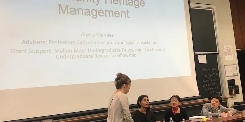 Picture of presentation from 2018 symposium.