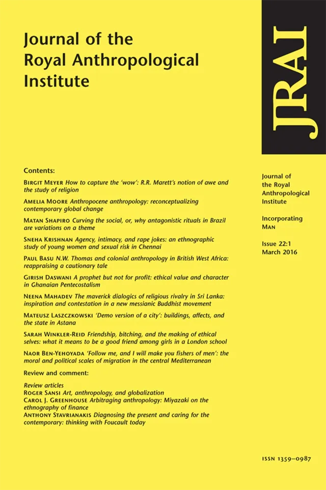 ’Follow me and I will make you fishers of men:’ The moral and the political scales of migration in the Central Mediterranean' cover