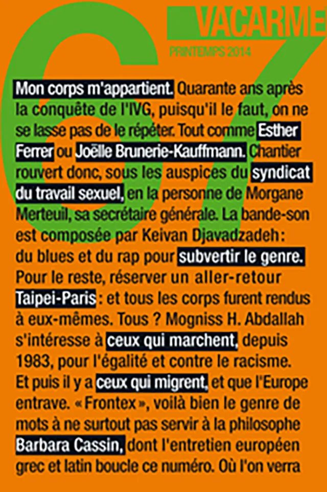 orange background green text