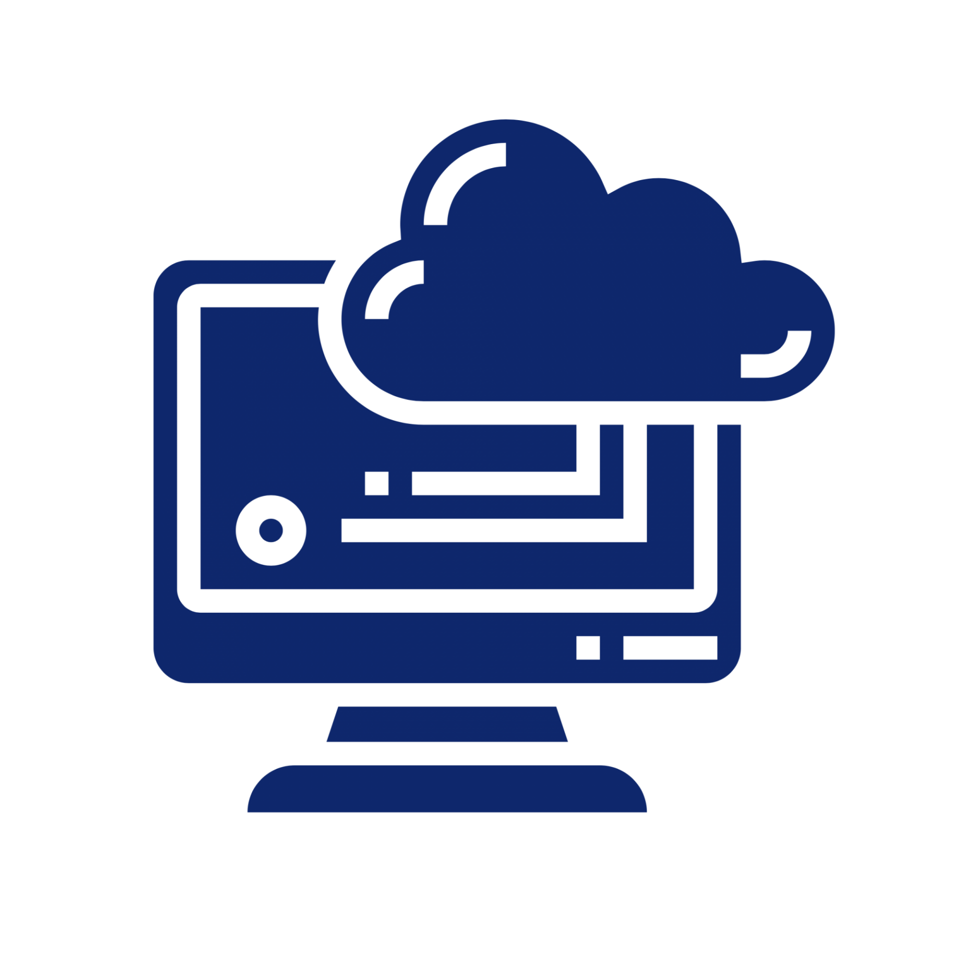 Computer and cloud ICON