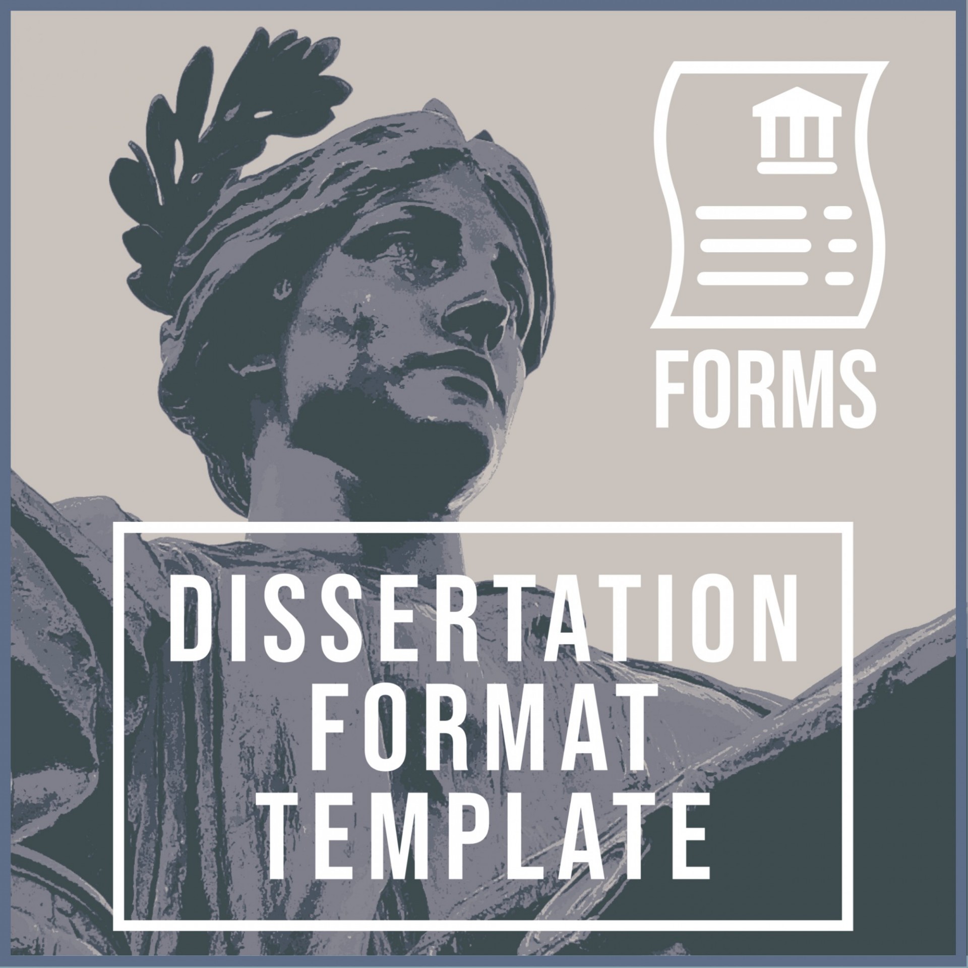 Forms Icon: Dissertation Format Template