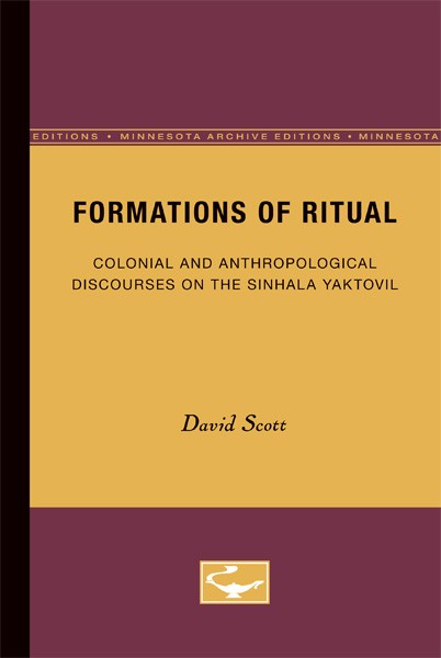 Book cover: David Scott: Formations of Ritual