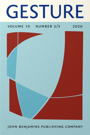 Cover of journal: gesture 19.2/3 (2020)