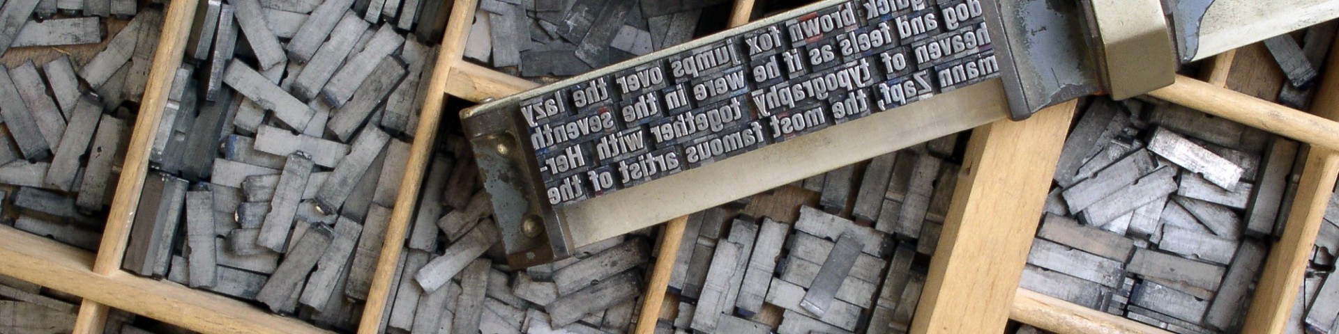 Metal Moveable Type Metal moveable Type
