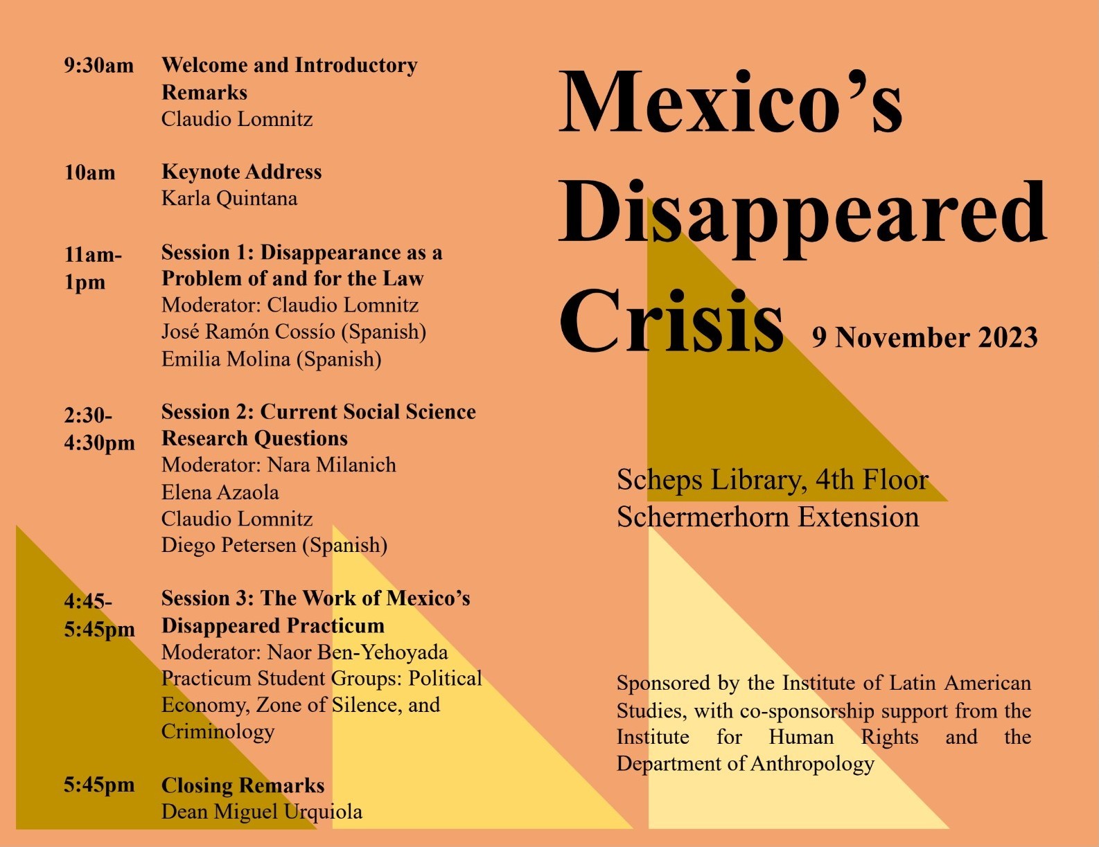 Mexico's Disappeared Crisis | Department of Anthropology