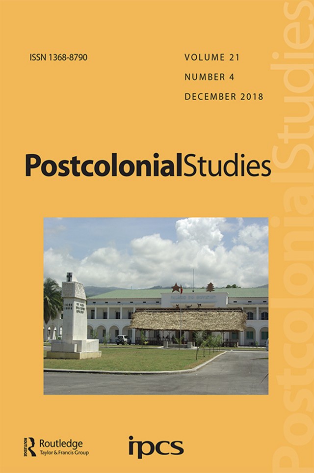 JOURNAL COVER: Postcolonial Studies