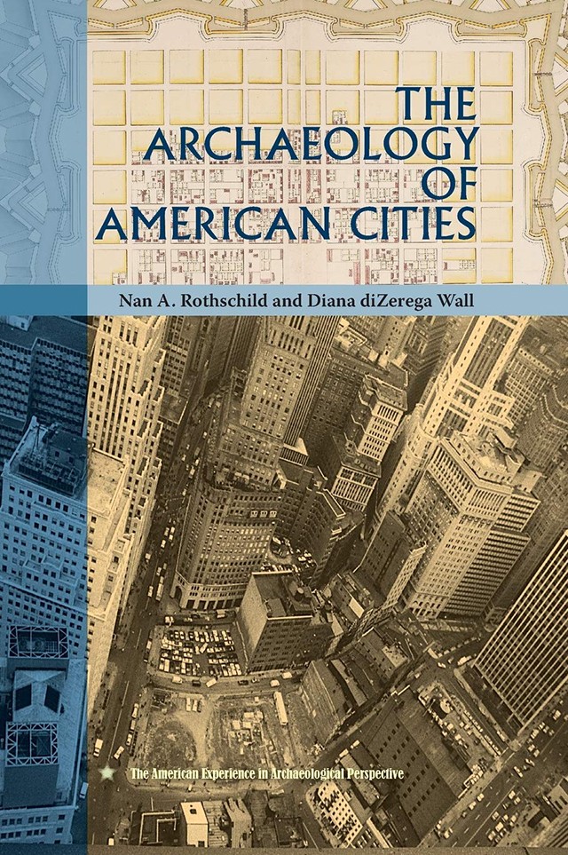 Book cover depicting a birds-eye view of a city intersection.