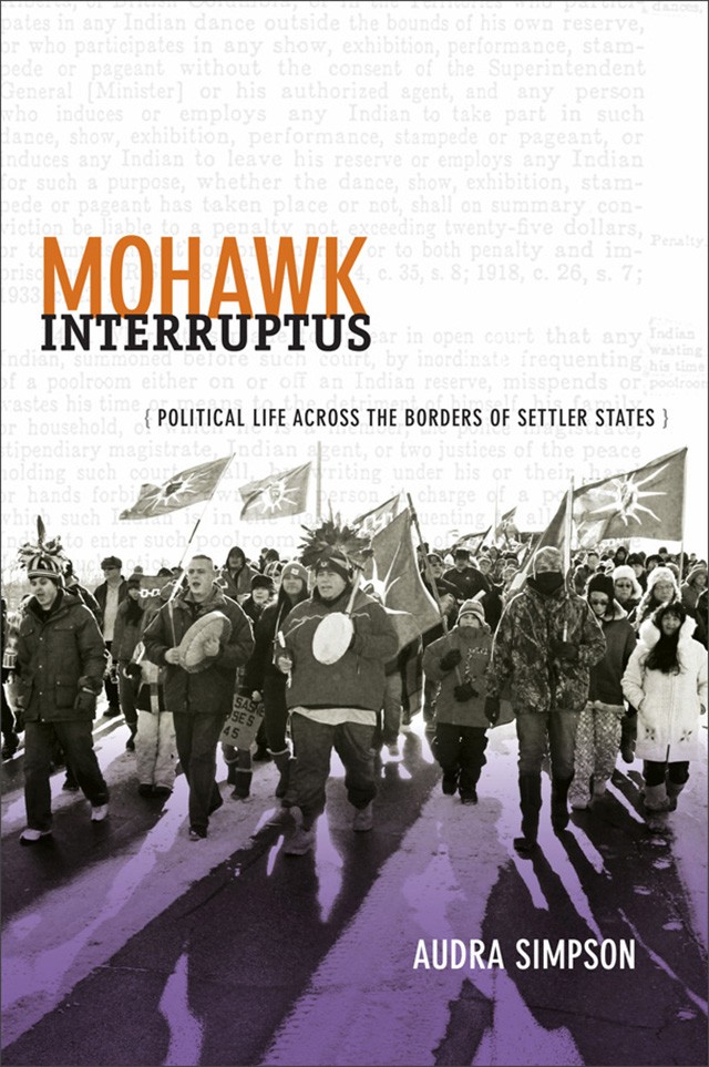 Book cover showing a group of people marching.