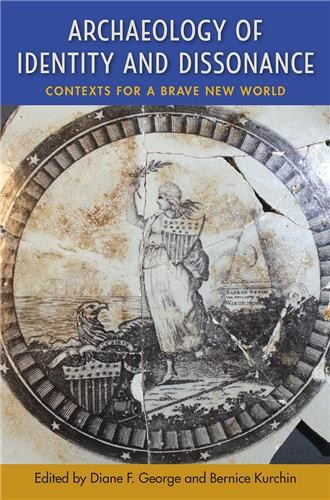 Book cover showing a crest with an eagle and shield on the lower left and a human figure with an olive branch in one hand and a shield in the other.